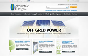 Alternative Energy Solar Generators Appliance Consulting Website Alternative Energy | Solar Generators | Live off the grid!