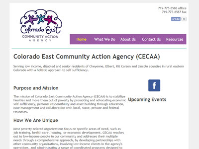 Colorado East Community Action Agency Website Colorado East Community Action Agency