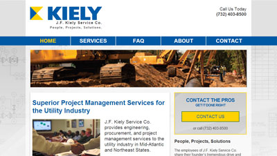 JFKieley Website for Pipeline Engineers J.F. Kiely Service Co. Launches a New Website