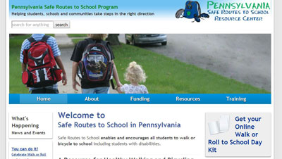 Safe Routes PA Walk Bike to School PA Safe Routes to School launches a new website