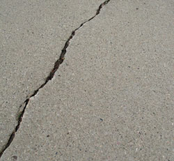 driveway crack How to Grade a Driveway: Back to Basics